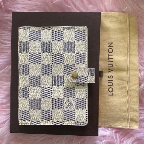 🤍Louis Vuitton Damier Azur Agenda - Picture 1 of 12